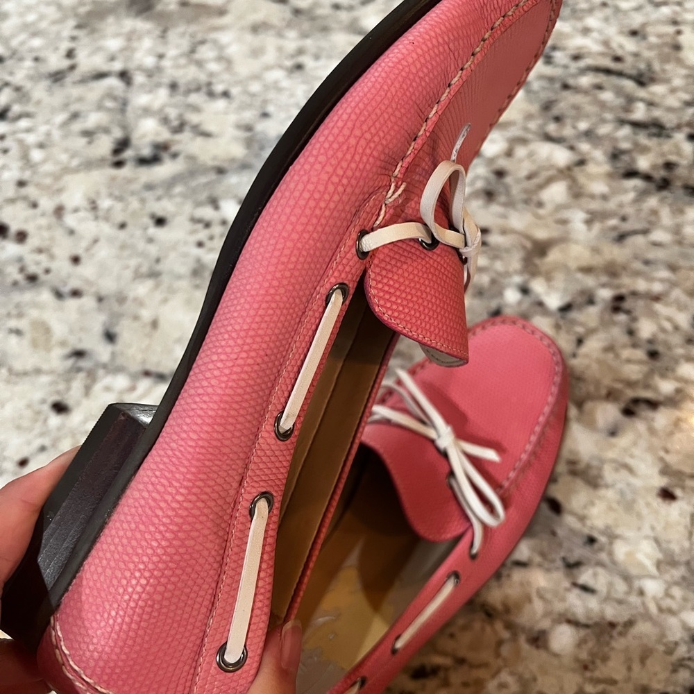 Talbots Women’s Pink Pastel‎ Loafers Moccasins Bow Tie Size 7.5 - Picture 8 of 8